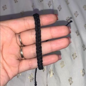 black braided pura vida bracelet
